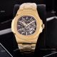 Faux Patek Philippe Nautilus Skeleton Watch Yellow Gold (5)_th.jpg